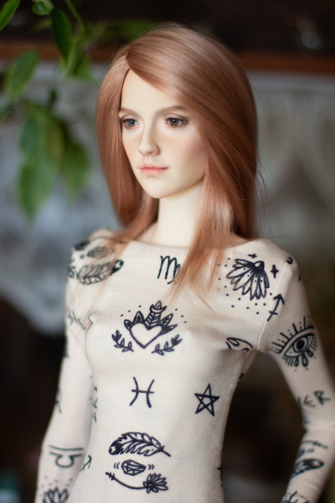 Bjd娃娃女式连衣裙(Dollstown doll)65CM SD - 其他 - 亚麻 卡其色