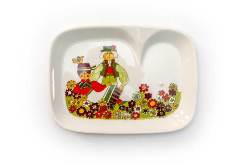 挪威制 FIGGJO 北欧骨瓷点心盘 中古美品 台湾包邮 - 盘子/餐盘/盘架 - 瓷 白色