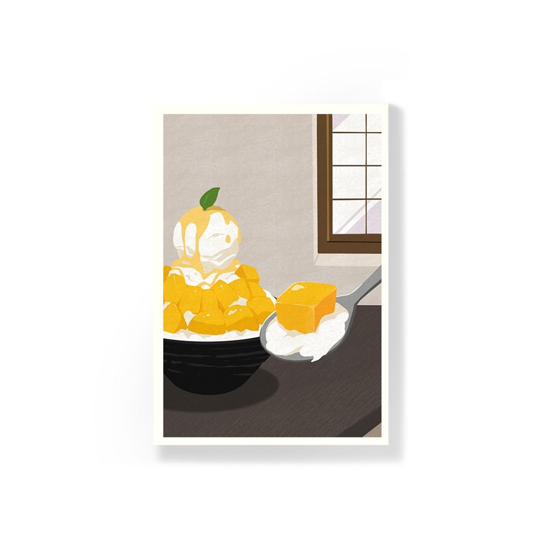 TPL_台湾小吃明信片_芒果冰 - 卡片/明信片 - 纸 多色