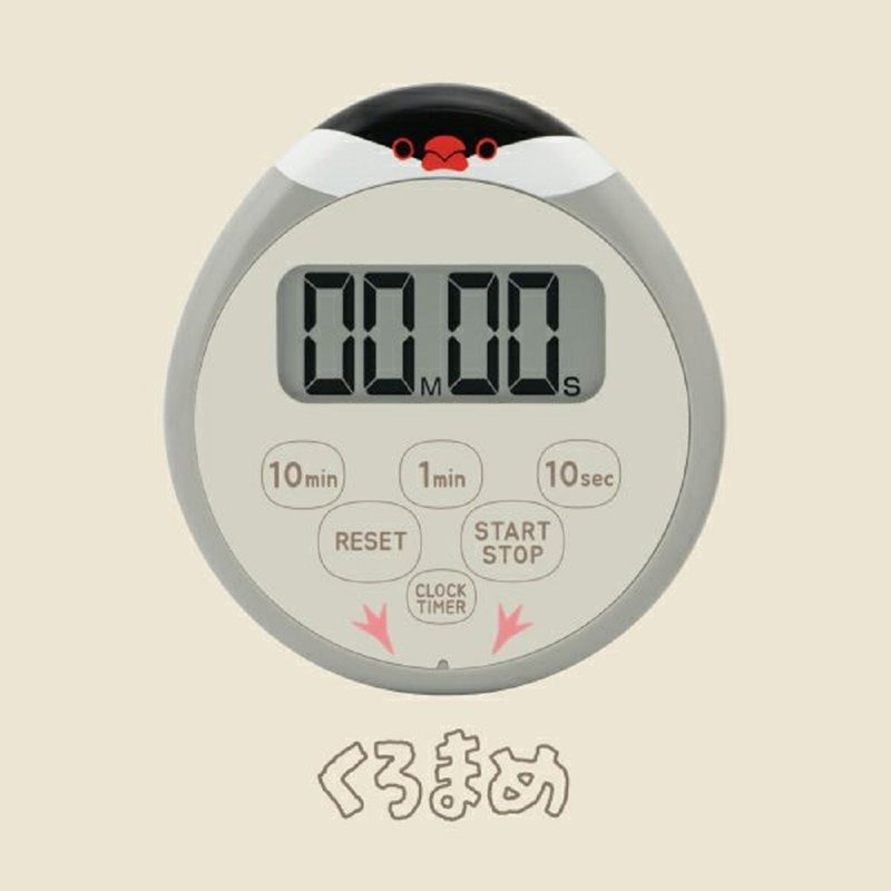 Dretec 文鸟计时器 T-645 - 时钟/闹钟 - 塑料 灰色