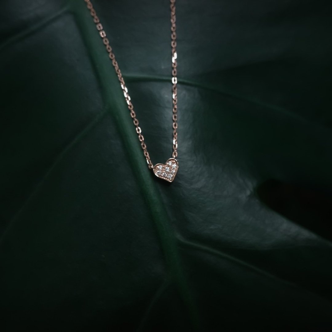 Good heart - 项链 - 宝石 金色