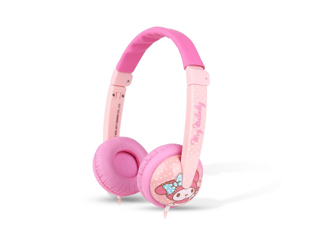儿童安全耳机备有最高音量控制 – My Melody - 耳机 - 塑料 粉红色