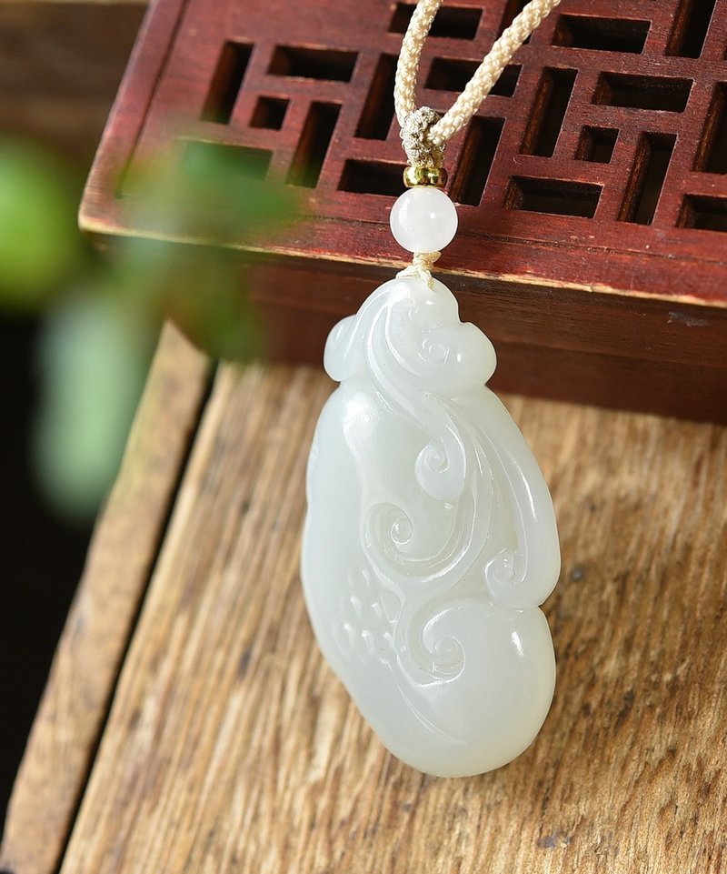 秒杀价 天然和田玉如意吊坠   寓意吉祥如意 - 吊饰 - 玉石 