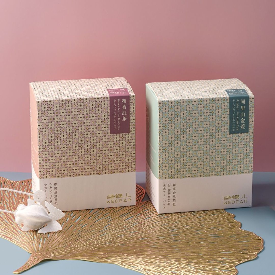 金鱼茶包小礼盒【清甜花果茶系列】(5包入) 台湾特色伴手礼 茶叶 - 茶 - 植物．花 