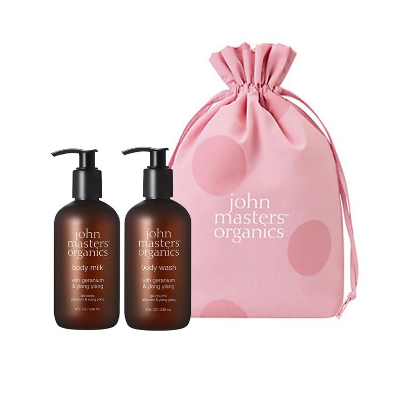 John masters organics 天竺葵依兰沐浴保养组 含束口袋樱花粉 - 沐浴用品 - 其他材质 