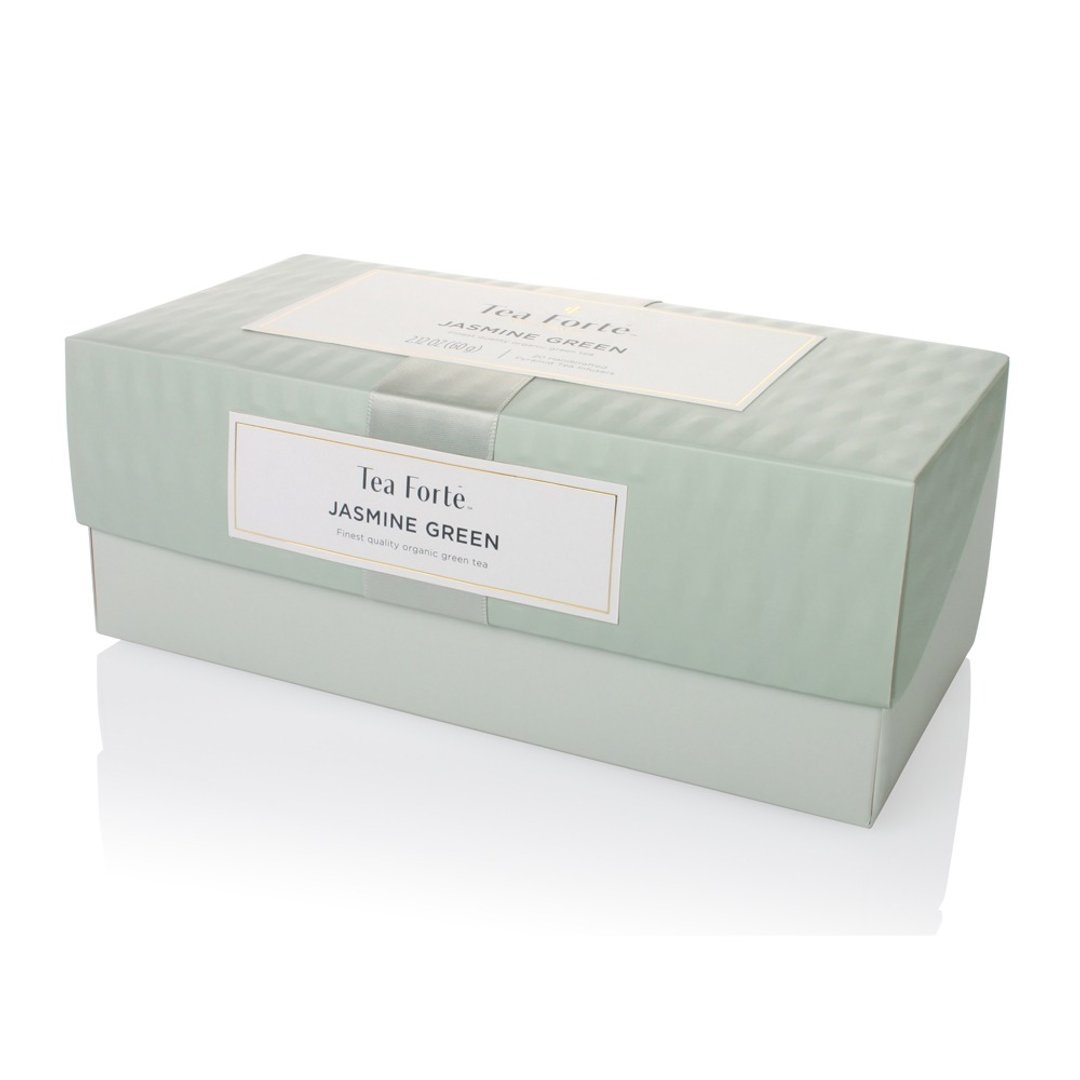 Tea Forte 20入金字塔型丝质茶包 - 茉莉绿茶 - 茶 - 新鲜食材 