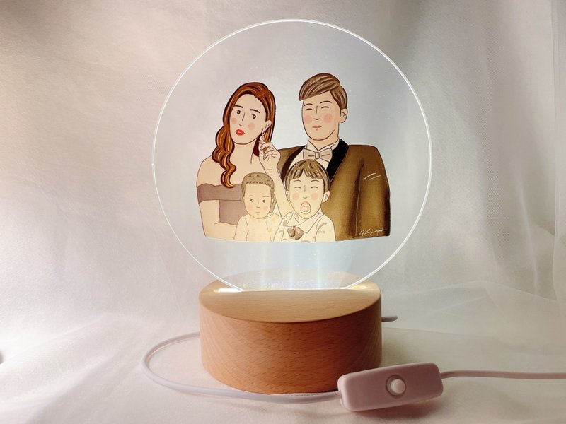 //加购商品// 似颜绘 压克力情境夜灯 - 灯具/灯饰 - 压克力 多色