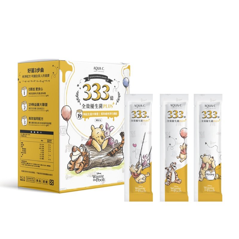 AQUA C.花漾皙 333亿全效优生菌PLUS( 30包/盒装 )奶素可食 - 健康/养生 - 纸 