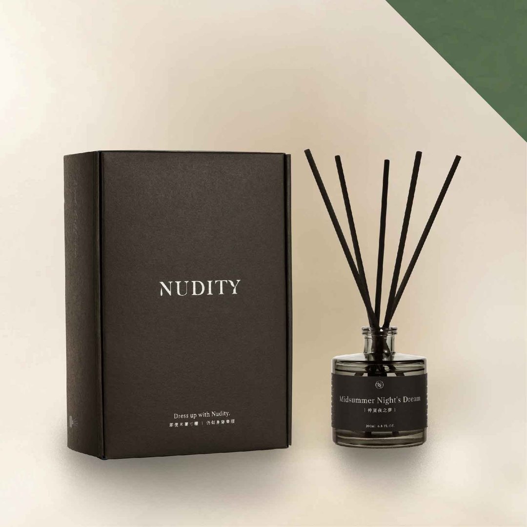 NUDITY | 扩香组 - 仲夏夜之梦 Midsummer Night's Dream - 香薰/精油/线香 - 玻璃 黑色