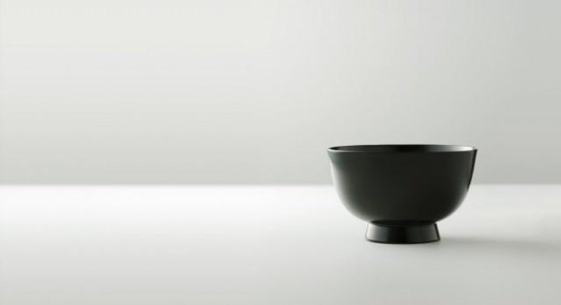 Floating bowl M black - 碗 - 木头 黑色