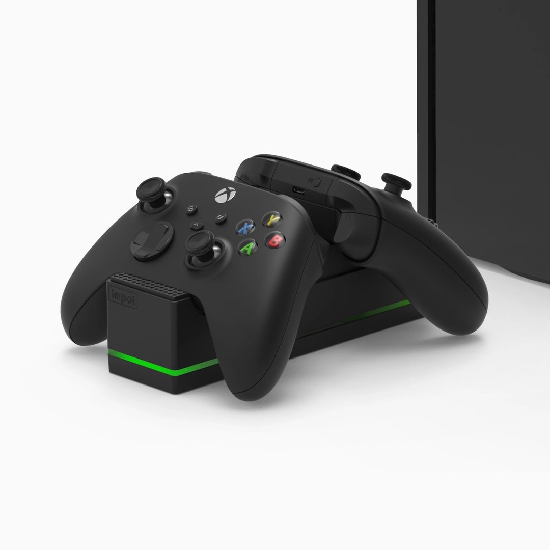 Xbox 控制器的带电池组的双控制器充电器 - 其他 - 塑料 