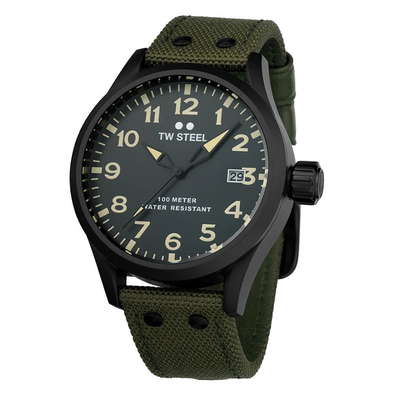 下单即赠品牌篮球　VOLANTE系列 黑色深灰面大三针 - 男表/中性表 - 其他金属 灰色