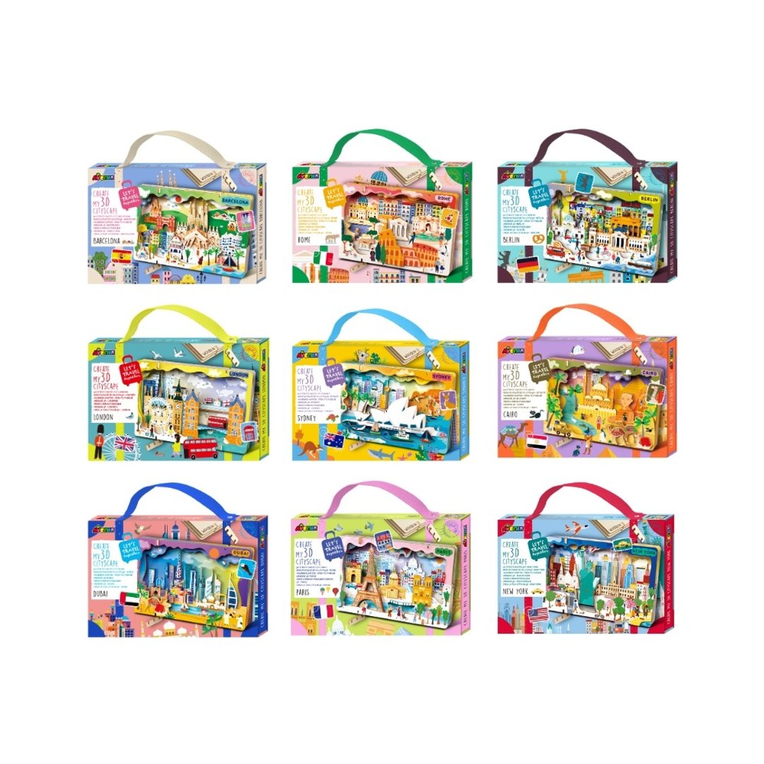 【德国Avenir Kids】我的3D手作城市风光系列(全系列九款) - 玩具/玩偶 - 纸 