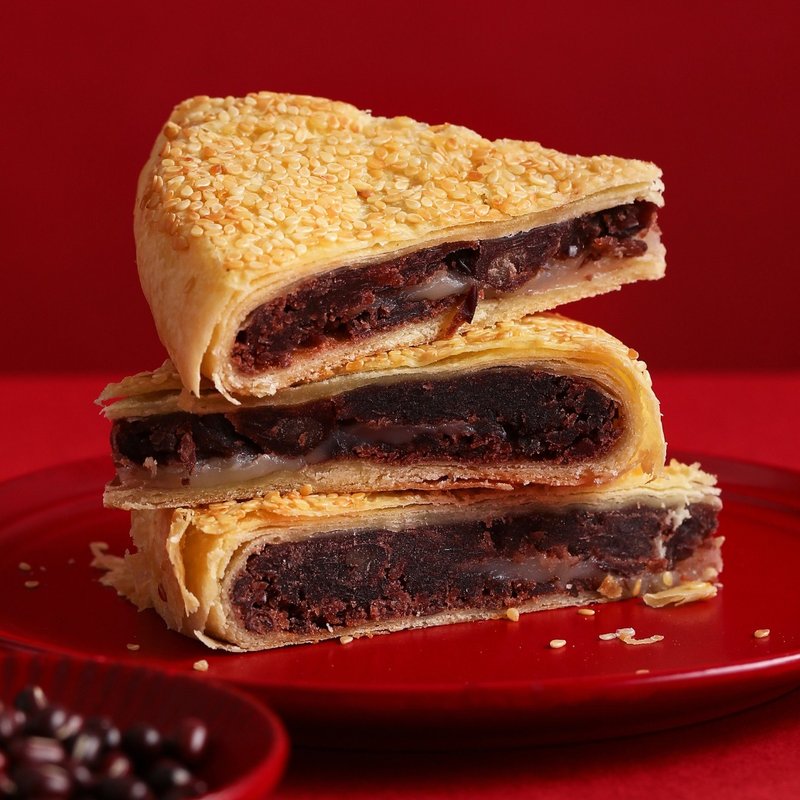 开玺 | 红豆麻糬饼 镇店招牌 台湾伴手礼－附提袋 - 蛋糕/甜点 - 新鲜食材 