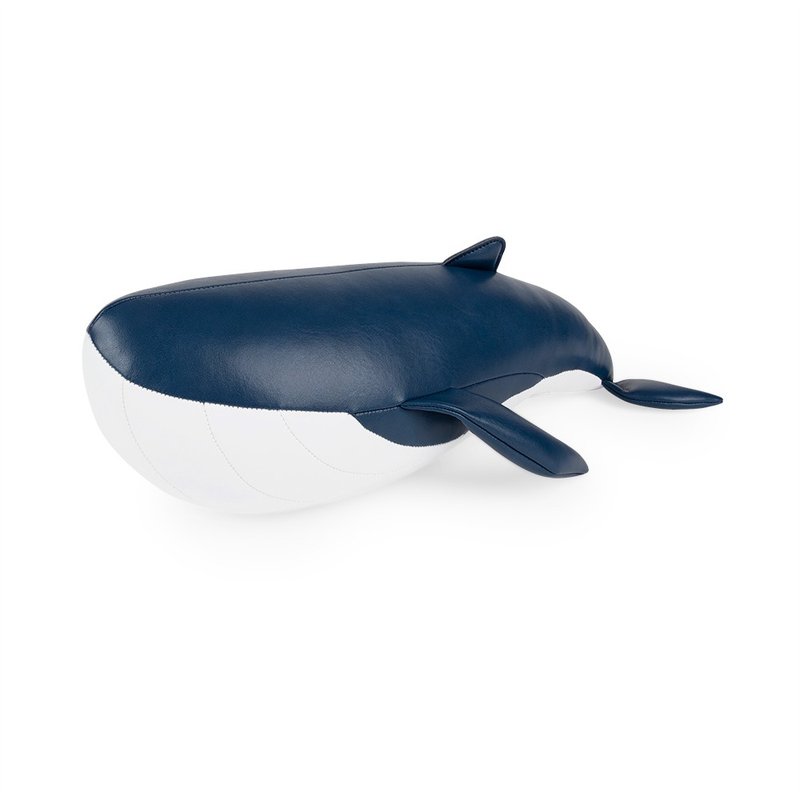 【门挡】鲸鱼 Whale Wave 皮革动物摆饰 | 入厝礼物 - 摆饰 - 人造皮革 多色