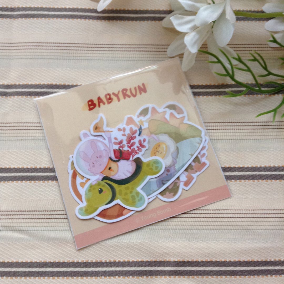 【BABYRUN兔子】_防水贴纸 - 贴纸 - 纸 