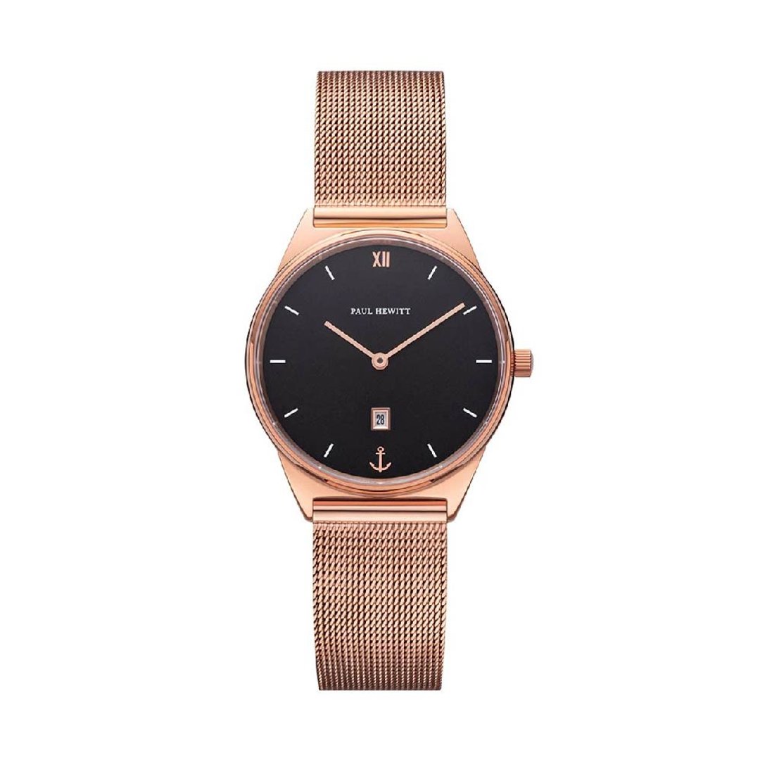 PAUL HEWITT Watch Praia - 对表/情侣表 - 不锈钢 黑色