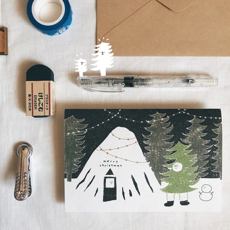 我今年扮树 / 多肉君圣诞咭 - 卡片/明信片 - 纸 