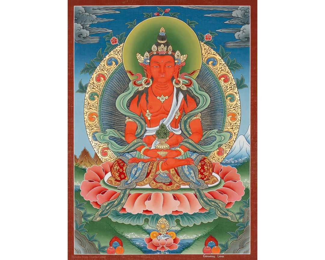 藏传阿弥陀佛唐卡 - 墙贴/壁贴 - 其他材质 多色