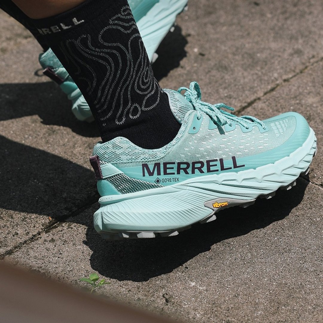 MERRELL AGILITY PEAK 5轻量户外越野慢跑运动鞋 女鞋-冰川蓝绿 - 女款运动鞋/球鞋 - 其他材质 