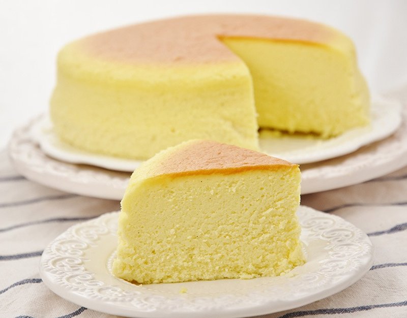 INNS英石餐馆 7寸奶酪舒芙蕾蛋糕~湿润轻盈膨松的美味口感 - 咸派/甜派 - 新鲜食材 黄色
