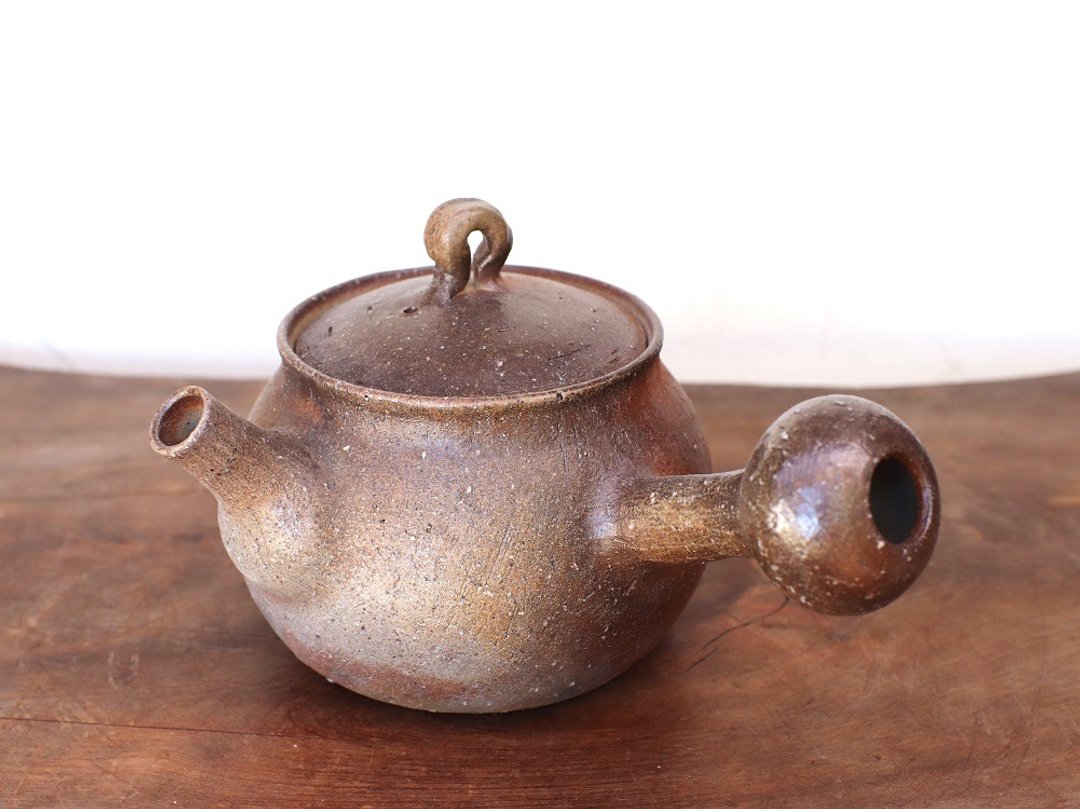 备前烧茶壶 K1-085 - 茶具/茶杯 - 陶 咖啡色