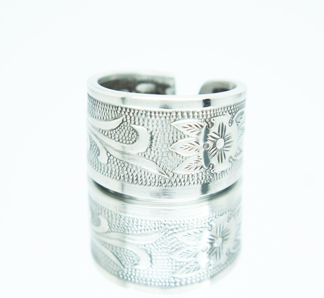 Fork Ring Spoon Rings Sterling Fork Ring Antique Spoon Ring Fork Rings - 戒指 - 其他金属 