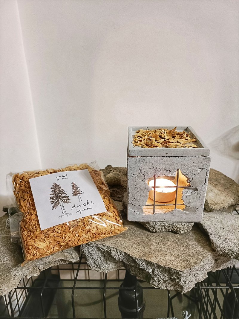 重生薰香炉 - 蜡烛/烛台 - 水泥 灰色
