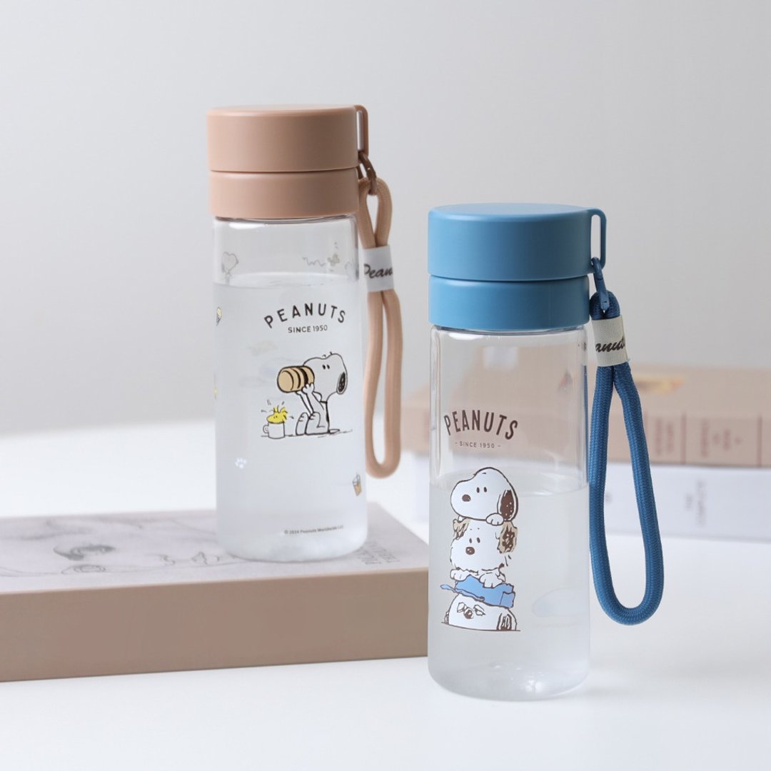 Peanuts史努比 Tritan透明水壶550ml-Snoopy BPA FREE 随身水瓶 - 其他杯子 - 其他材质 多色