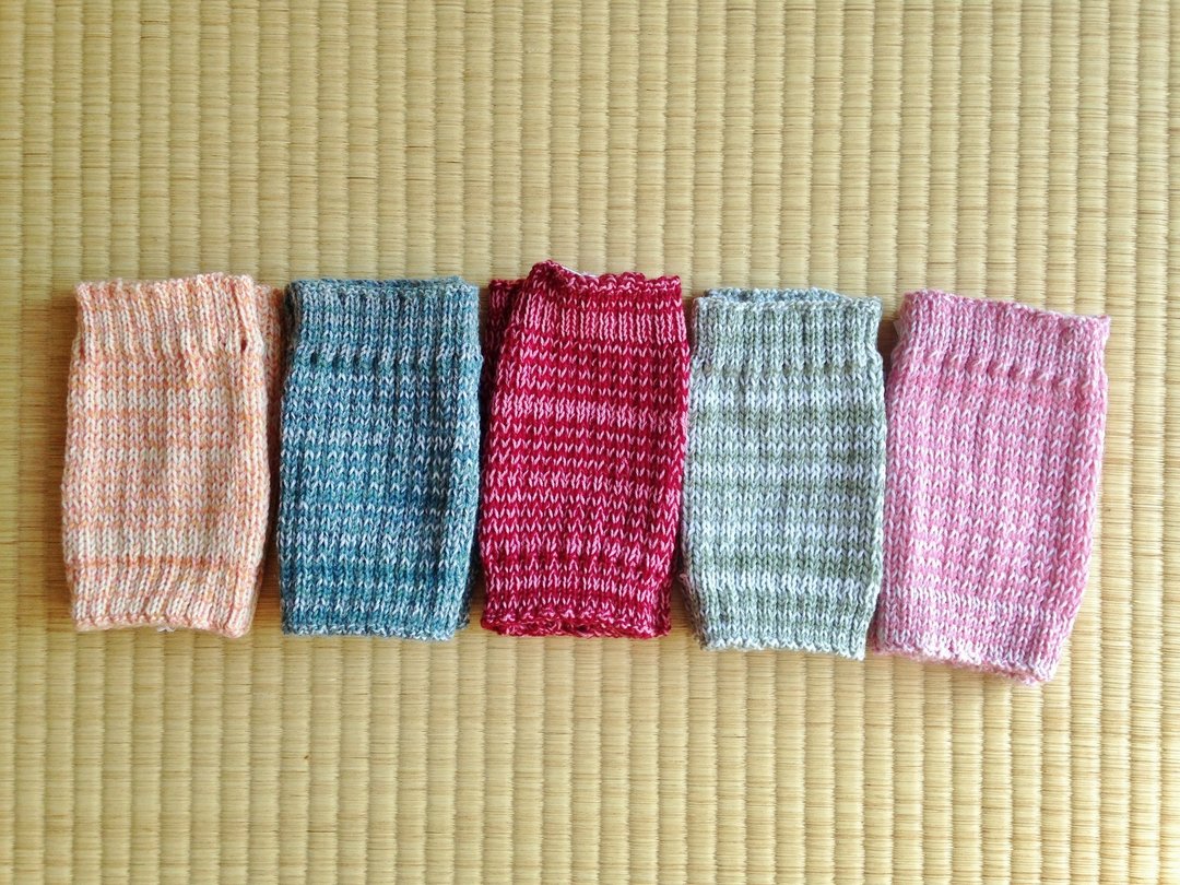 Leg warmer B for autumn winter (second from the left) - 男装针织衫/毛衣 - 棉 多色