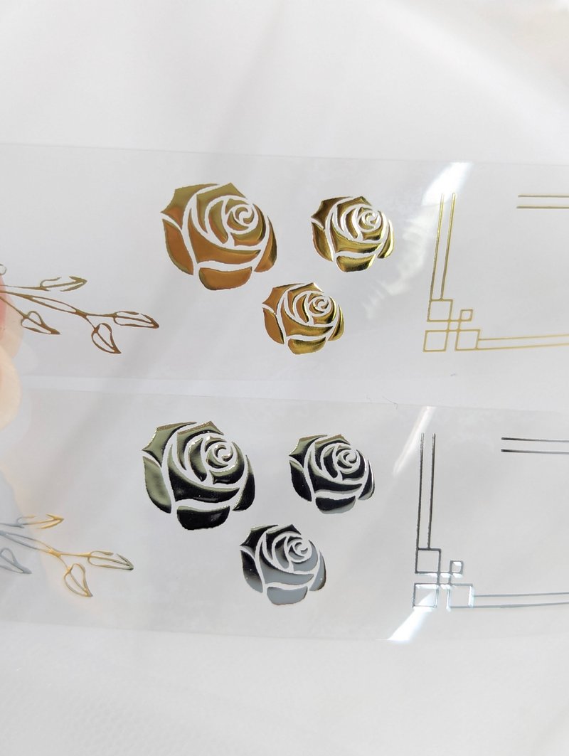 点金品-PET胶带(烫金/烫银) 手帐拼贴 贴纸 拼贴素材 - 纸胶带 - 塑料 金色