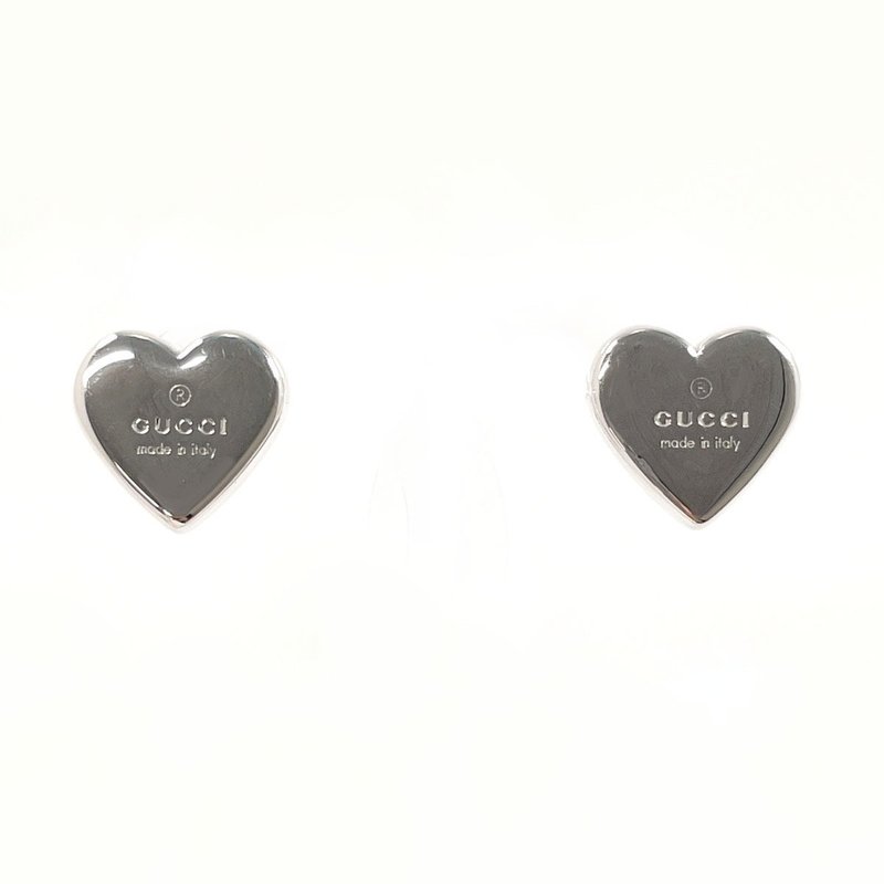 【日本直送 中古美品】Gucci GUCCI 耳环 Trademark Heart 标志 银 925 配件 已抛光 - 耳环/耳夹 - 纯银 银色