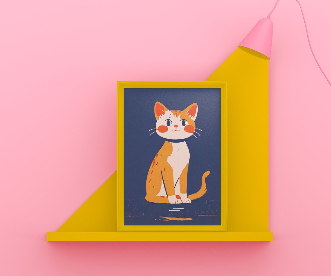 五根胡须的橘色猫的图片 - 其他数码设计 - 其他材质 