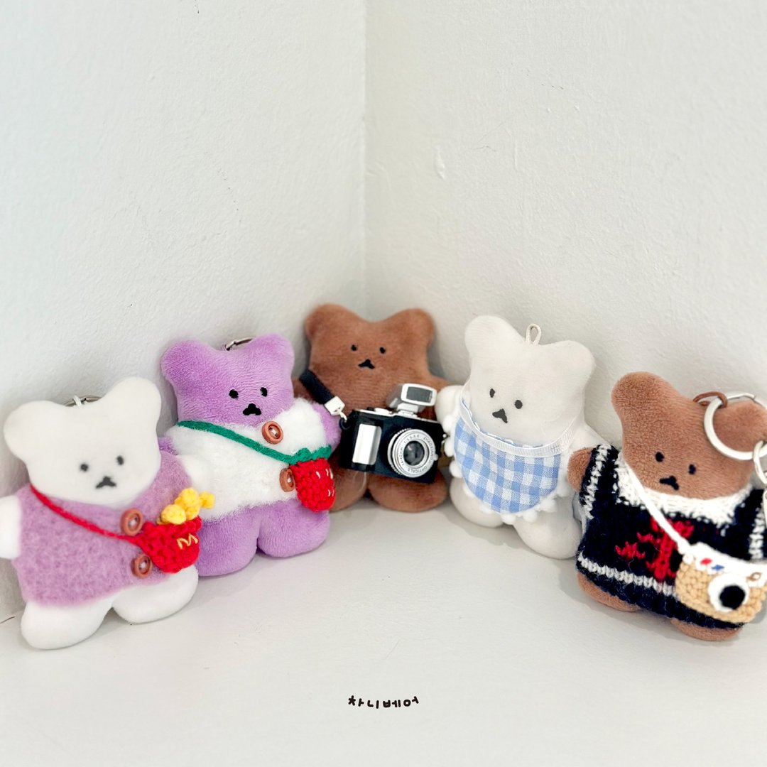 (手工制作) Chanibear 娃娃包 (4款) - 其他 - 棉 多色