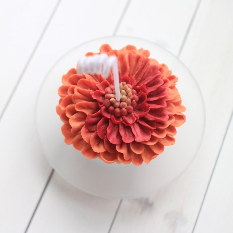 【蕾安柏】香氛蜡烛│浓郁果香调精油│杯子蜡烛│婚礼小物 - 香薰/精油/线香 - 蜡 橘色