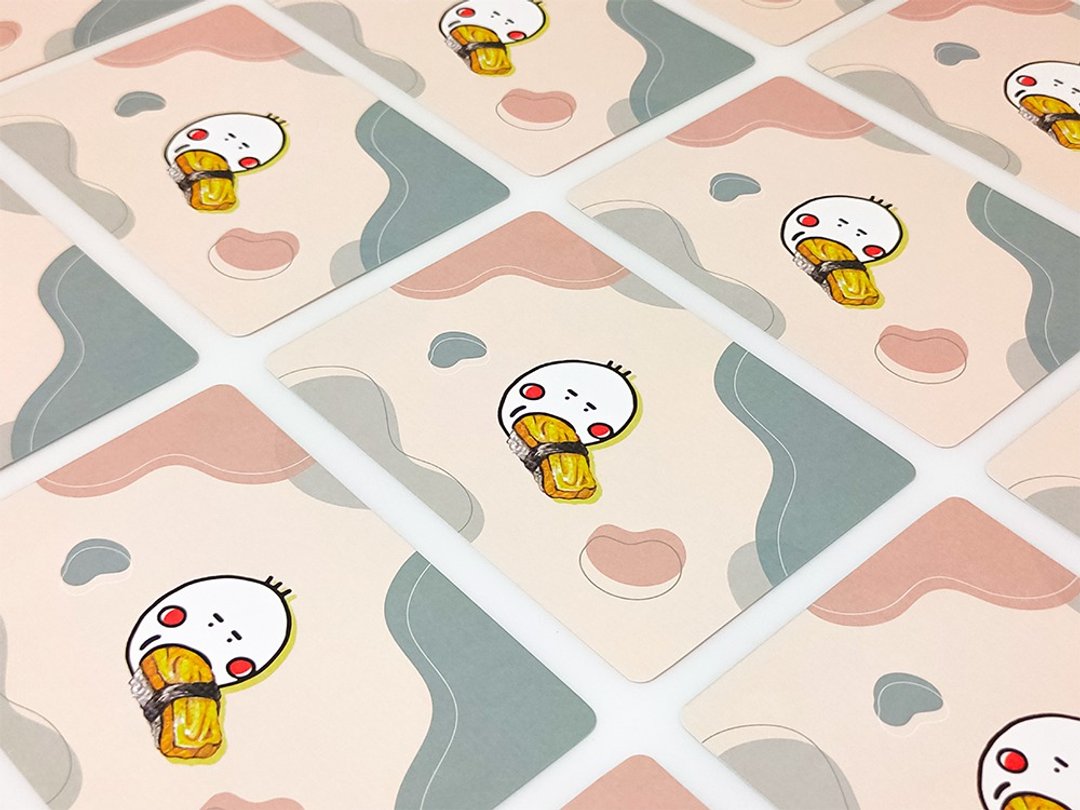 明信片 | 来一口玉子烧 - 卡片/明信片 - 纸 多色
