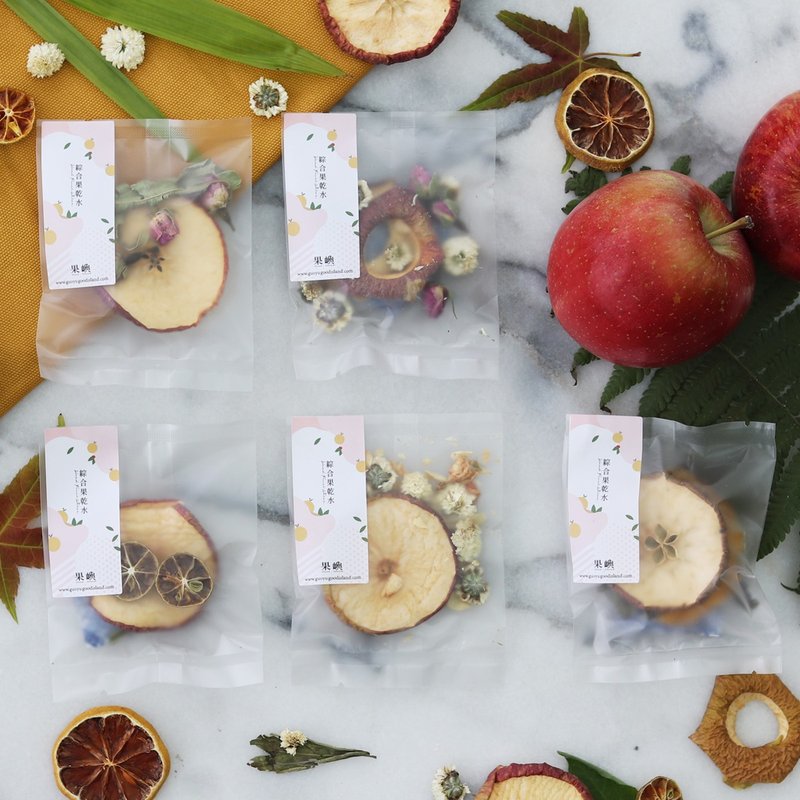 【100%台湾果干水】清甜回甘系列│岛屿果干水 - 茶 - 新鲜食材 红色