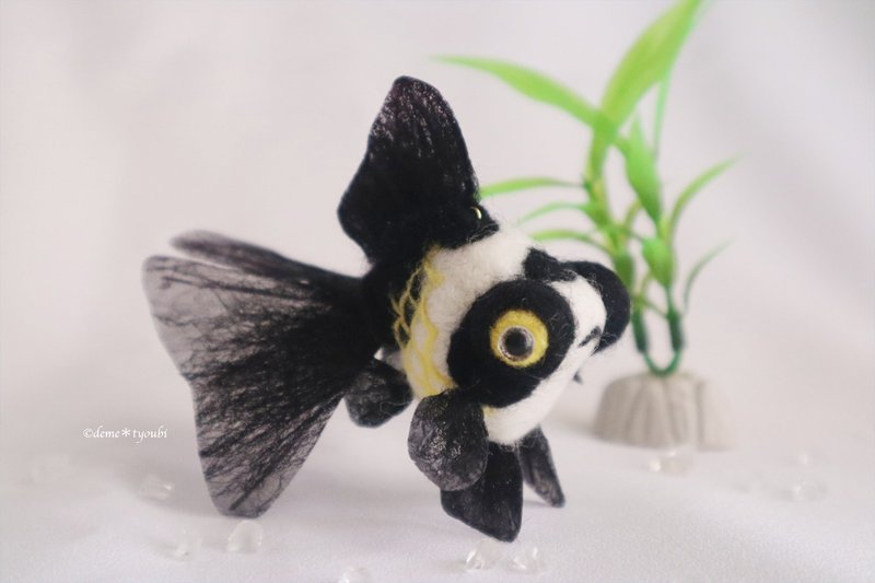 漂浮金鱼移动版 S-Panda Demekin- - 摆饰 - 羊毛 黑色