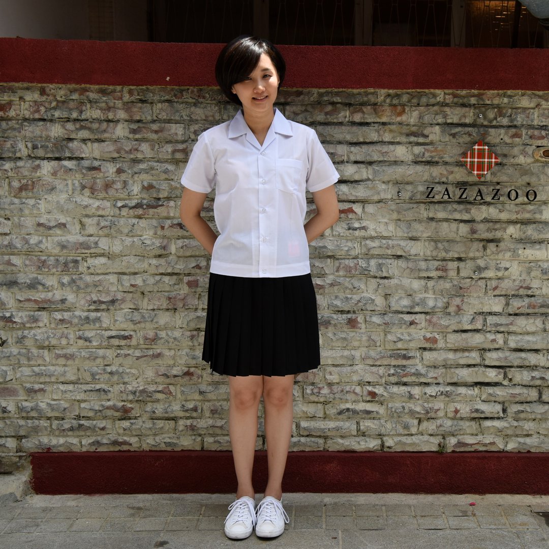 【中美牌制服】传统国民中学黑裙_俗女养成记/返校/经典造型 - 裙子 - 棉 黑色