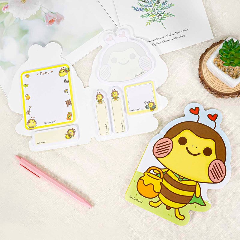 Save Local Bees Memo 簿 - 便条纸/标签贴 - 纸 多色