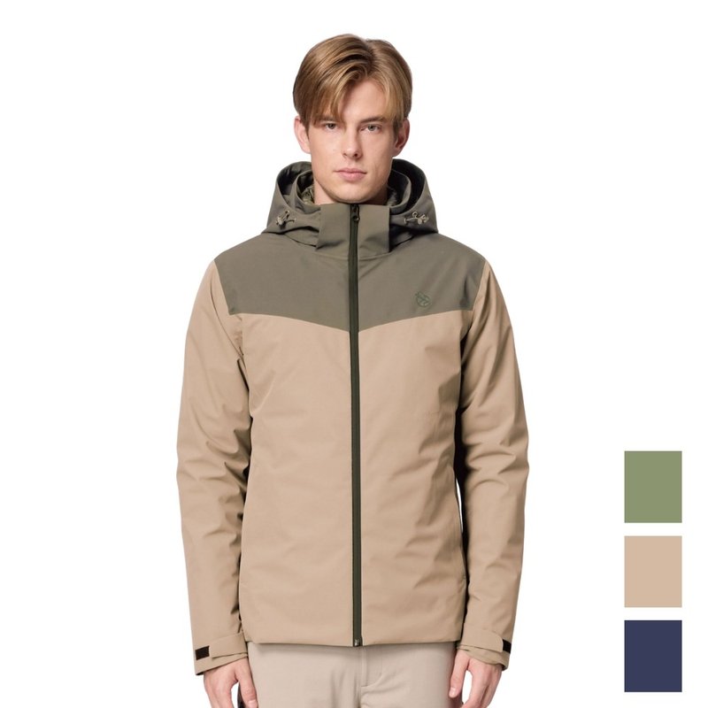 【Wildland 荒野】防水3in1+羽绒两件式外套 男 0B32918 - 男装外套 - 聚酯纤维 卡其色