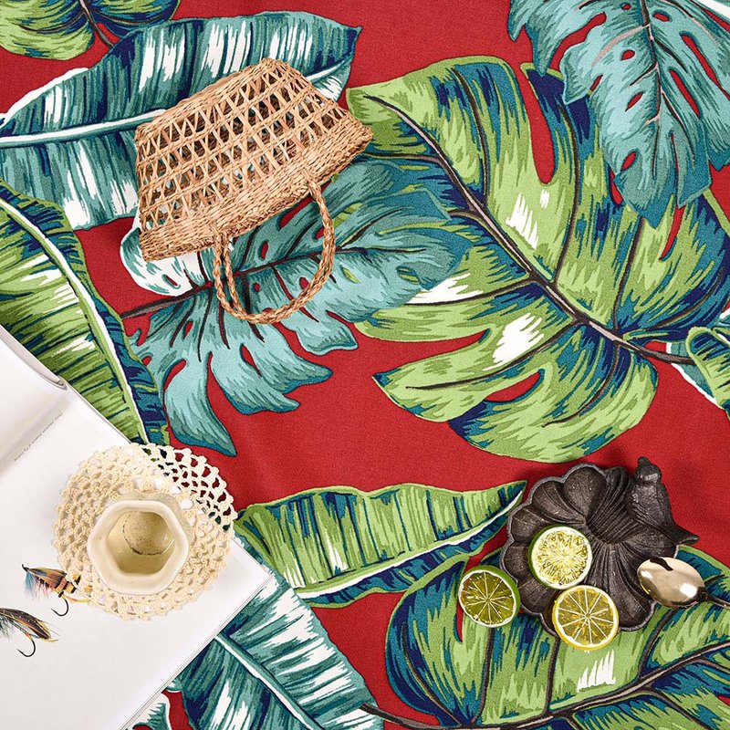 限量花布轻量野餐垫沙滩垫台湾制 弥留爱丽丝 交换礼物 - 野餐垫 - 聚酯纤维 红色