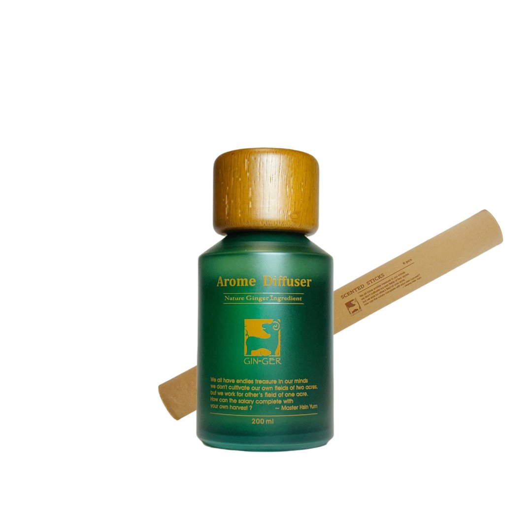 【GIN-GER】甜姜丹橘姜芬扩香瓶 200ml - 香薰/精油/线香 - 精油 