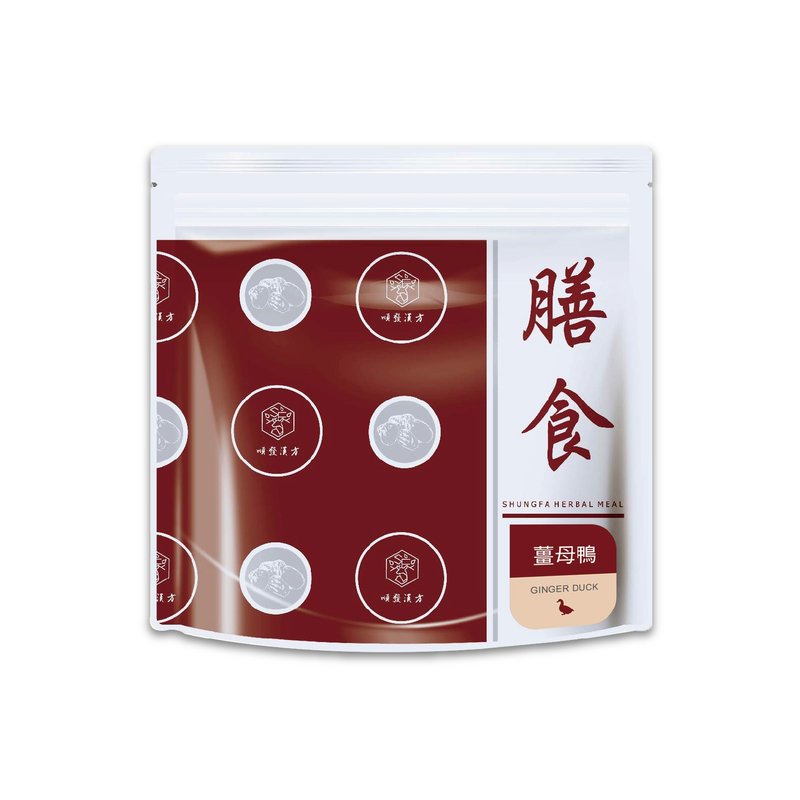 果香姜母鸭 2入 | 春季保养 | 膳食汤包 - 健康/养生 - 其他材质 红色