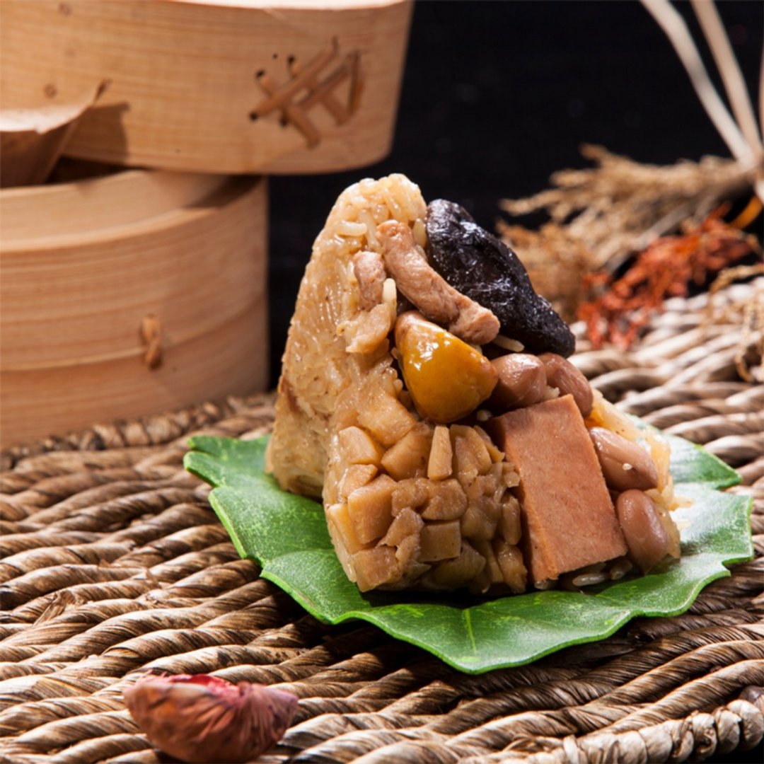 台湾好粽-素素如意粽(170g×4入/盒)(附提盒) - 五谷杂粮/米 - 其他材质 绿色