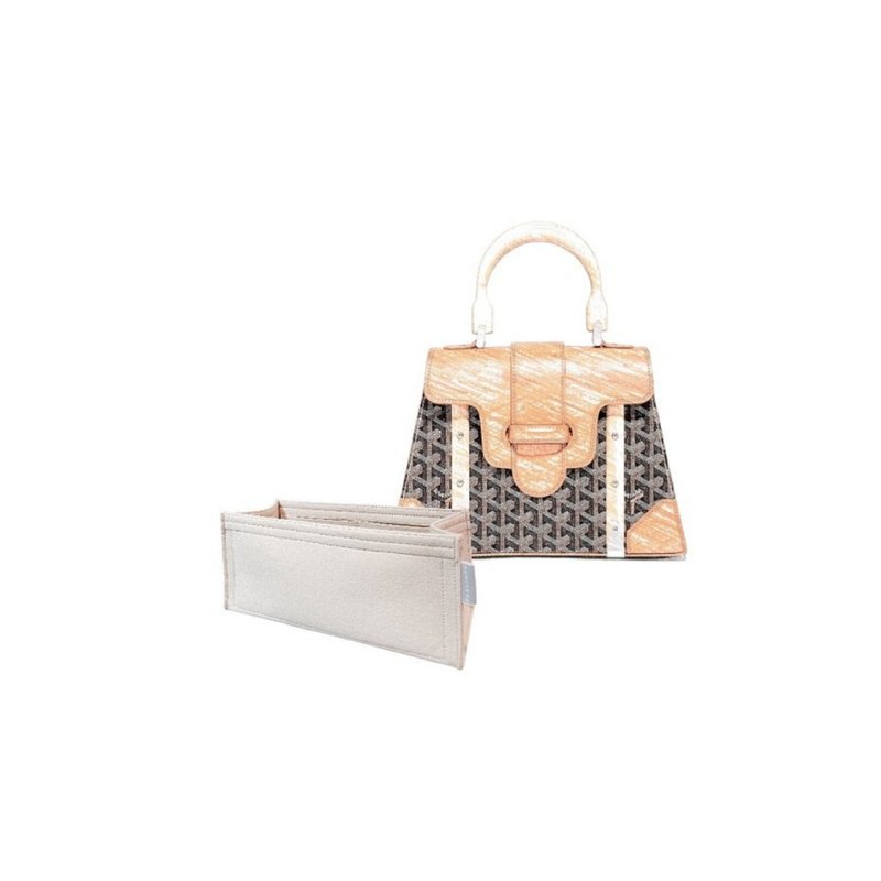 【香港制造|韩国绒布】手制内袋- Goyard Structure Saigon PM - 化妆包/杂物包 - 其他材质 多色