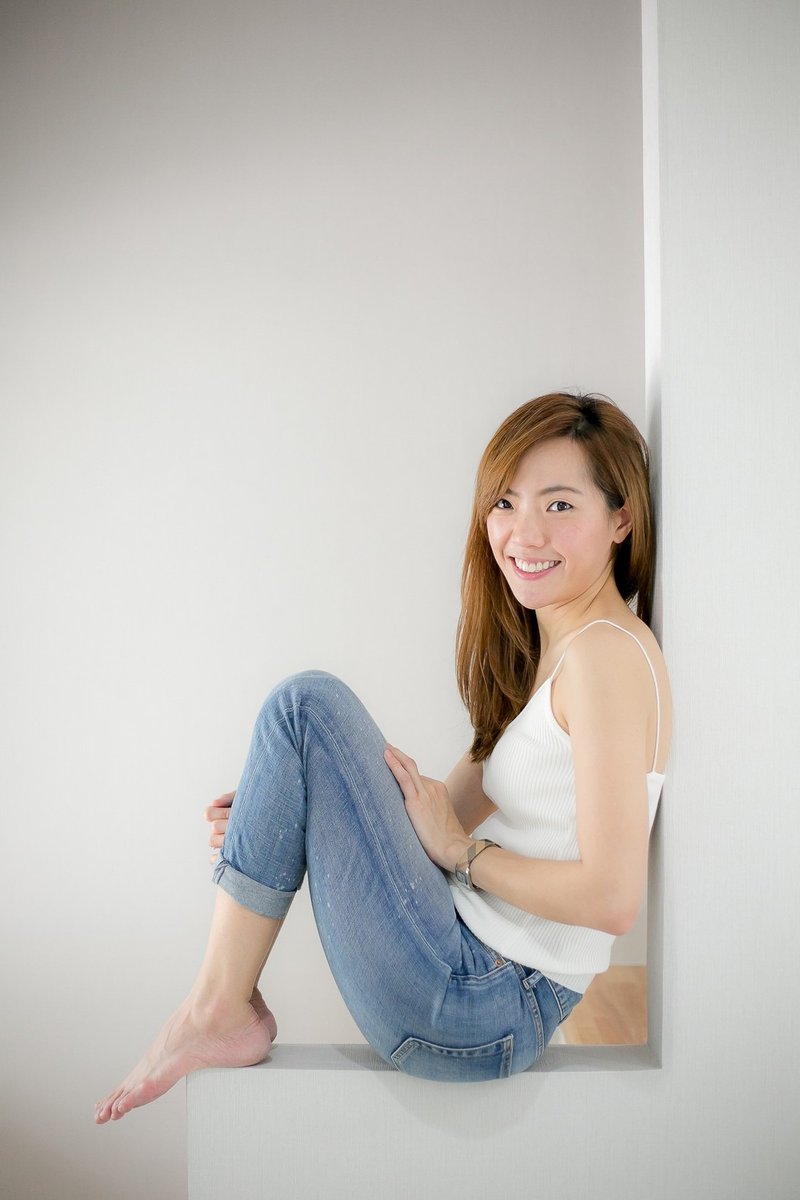 Basic knitted spaghetti top - 女装上衣 - 其他材质 白色