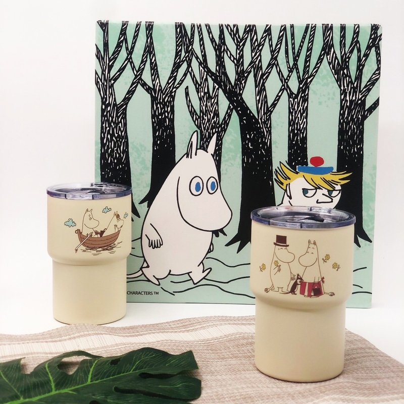 台湾设计款【MOOMIN】500ML 冰坝杯 保温杯 保冰杯 随行杯 - 保温瓶/保温杯 - 其他金属 