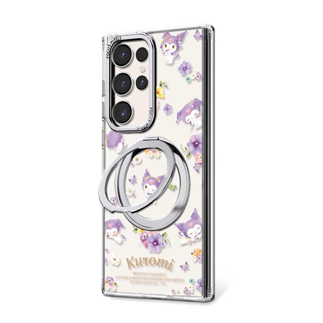 Samsung S26/S25/S24/S23/A57 360 旋转磁吸立架壳 - 花季酷洛米 - 手机壳/手机套 - 其他材质 多色