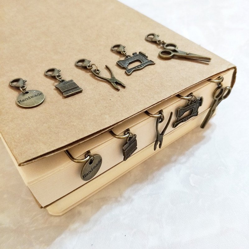 手帐饰品 手作日记 吊饰 回纹针 Planner Charms and Paper Clip - 其他 - 其他金属 